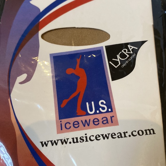 Icewear footed skating tights Lycra sz 10-12 new - Picture 2 of 6